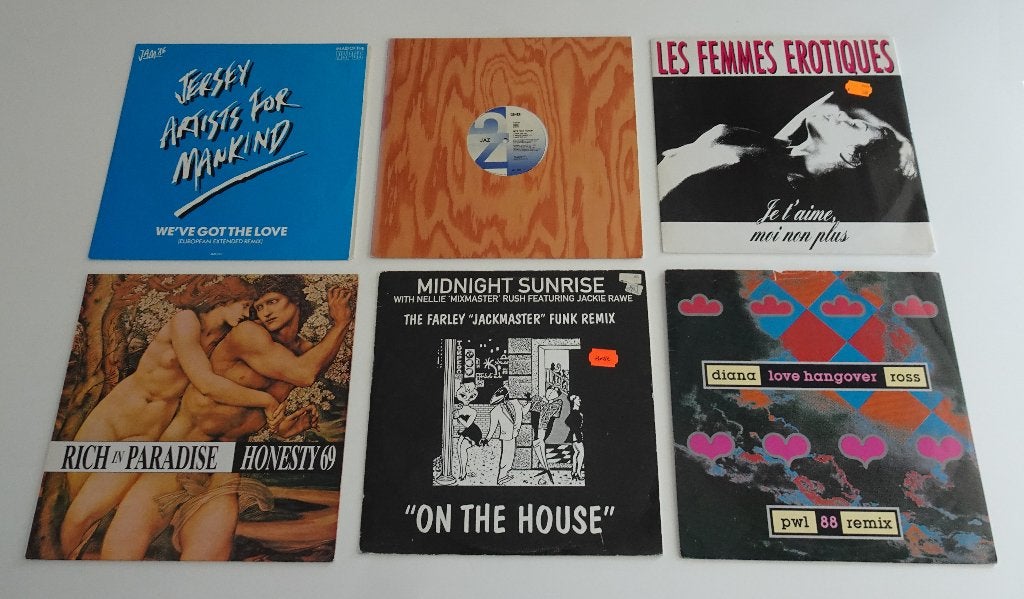 6 House Vinyl uit Eind Jaren 80, Ophalen, Zo goed als nieuw, 12 inch, Overige genres