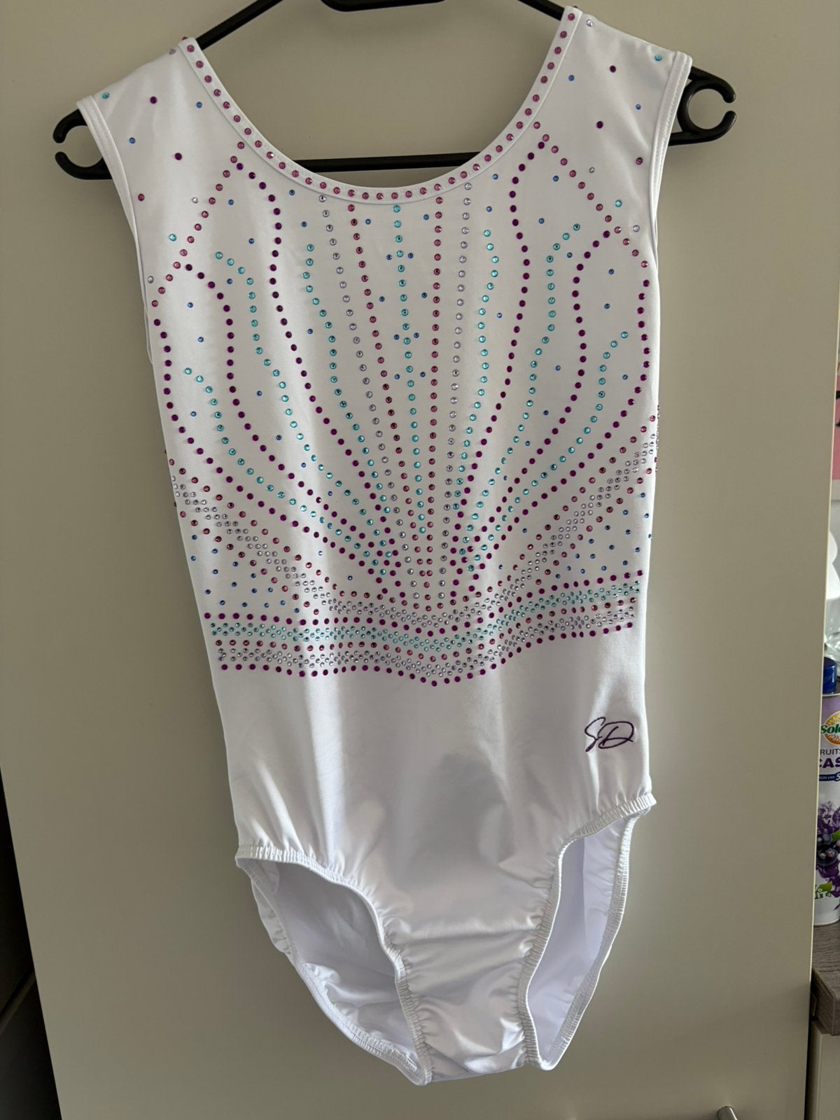 Turnpakje sparkle & dream maat AXXL, Sport en Fitness, Wit, Nieuw, Maat 36 t/m 42, Ophalen of Verzenden