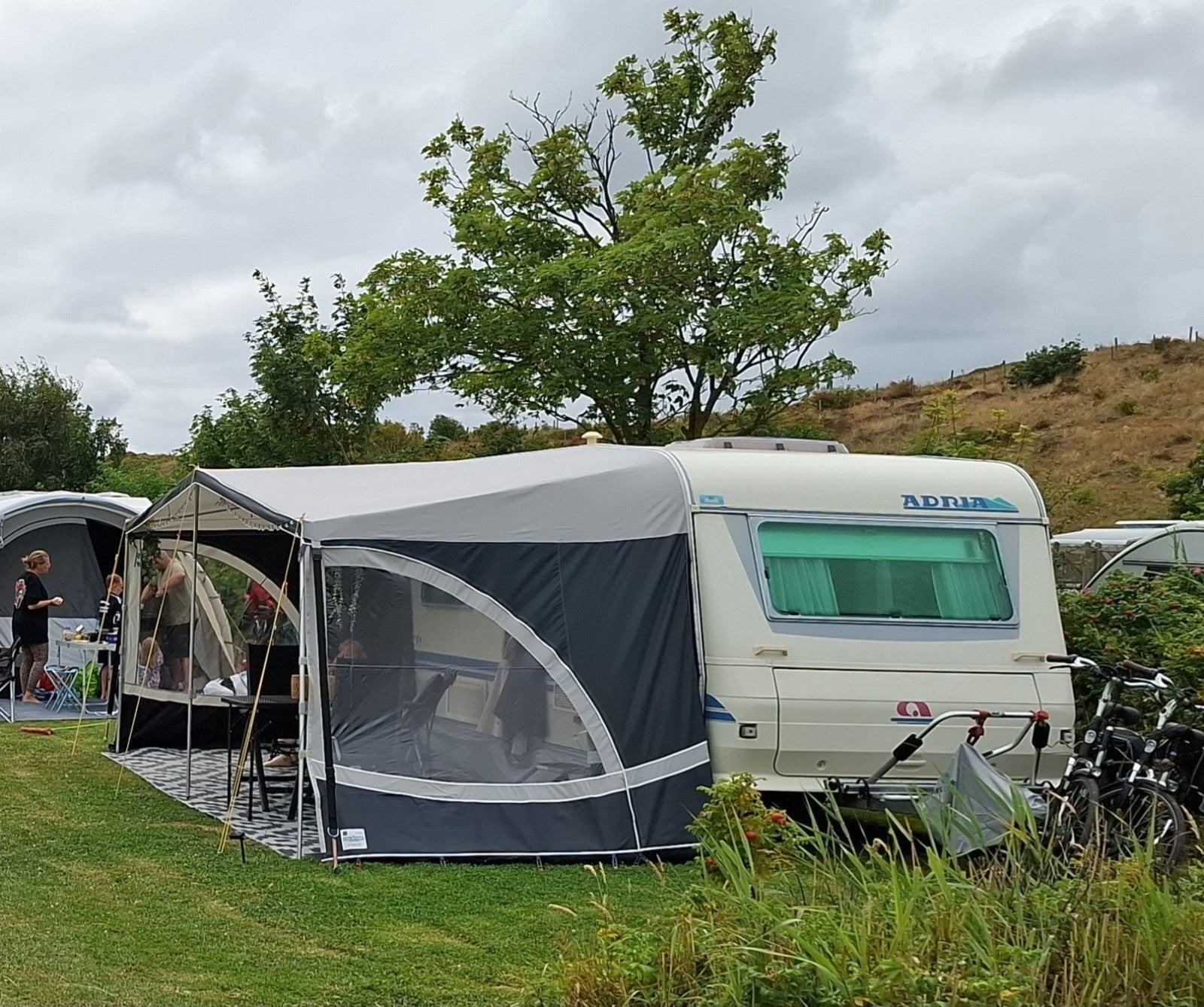 Goldcamp Pamplona 240 caravan luifel omloopmaat 11 als nieuw, Ophalen of Verzenden, Gebruikt, Ten Cate All Season 240g/m2, Overige merken