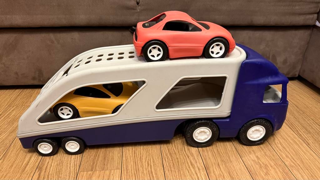 Autotransporter met 2 auto's, Ophalen, Zo goed als nieuw