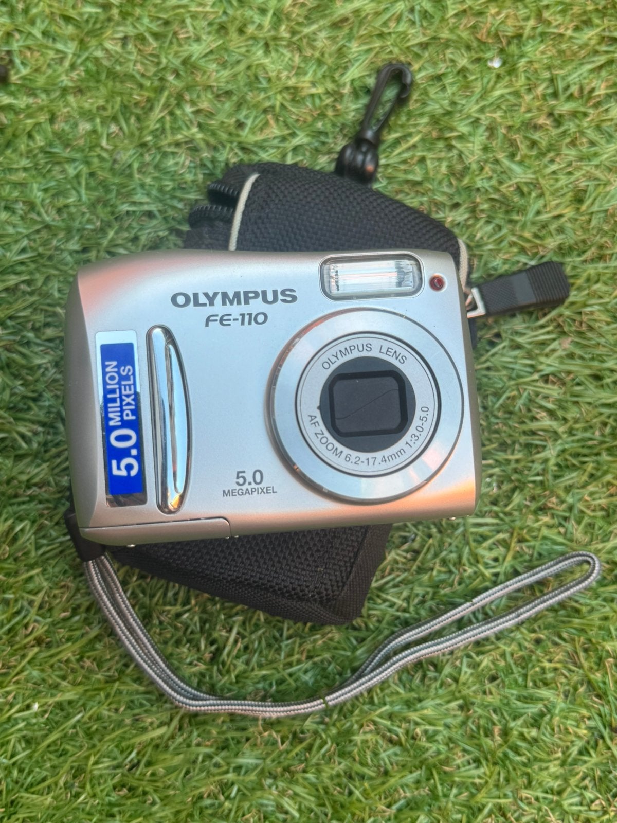 Olympus FE-110 5.0 MP digitale camera – vintage/Y2K digicam, Canon, Ophalen of Verzenden, Zo goed als nieuw, Compactcamera