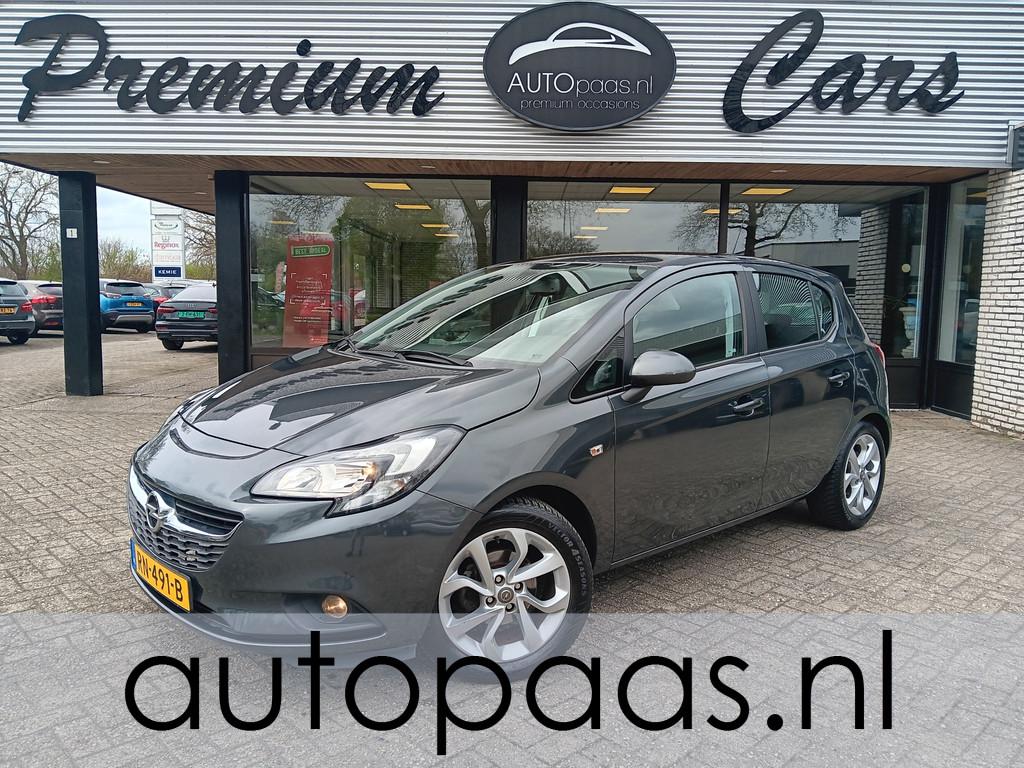 Opel Corsa 1.4 Online Edition,NAV,LMV,CRUISE,AIRCO,1ste Eige, Voorwielaandrijving, Gebruikt, 4 cilinders, 49 €/maand
