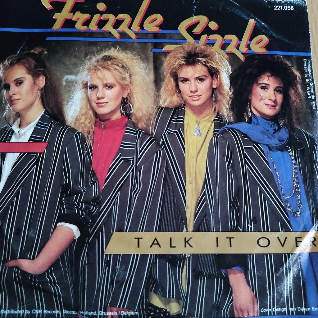 Frizzle Sizzle - Talk It Over (Single), Ophalen of Verzenden, Gebruikt, 7 inch
