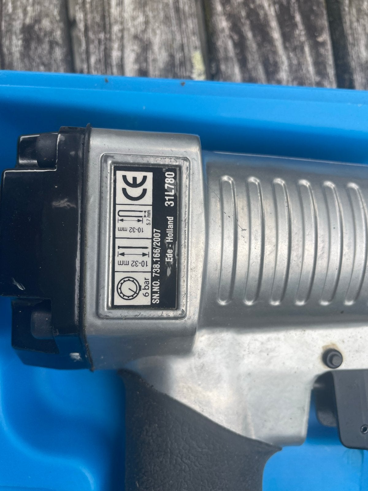 Ede Holland 31L780 tacker met nietjes en koffer, Ophalen, Gebruikt