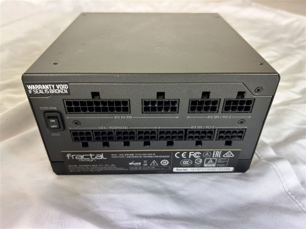 A7363. Fractal ION Gold 750W fully modular power supply, Ophalen of Verzenden, Gebruikt