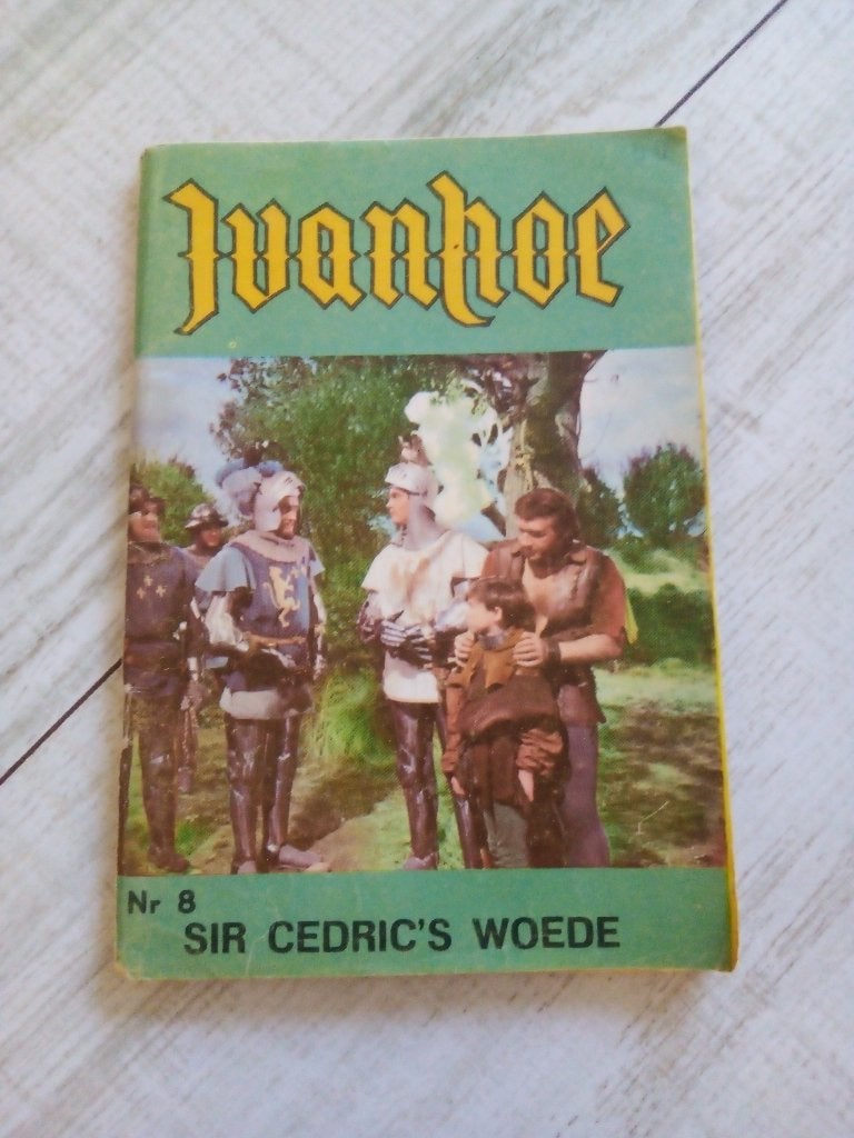 vintage-ivanhoe nr.8 *1961*-sir cedric woede/1ste druk, Boeken, Stripboeken, Eén stripboek, Ophalen of Verzenden, Gelezen