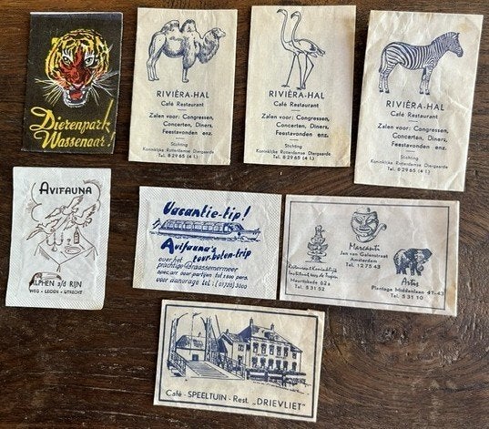 Suikerzakjes, Blijdorp, Artis, Avifauna, Drievliet Madurodam, Ophalen of Verzenden, Nederland