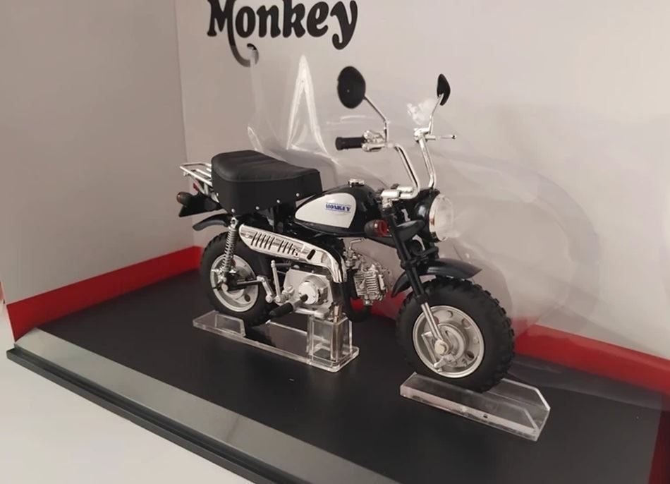Honda Monkey 1:12 Aoshima diecast, MayCheong, Nieuw, Ophalen of Verzenden, 1:9 t/m 1:12