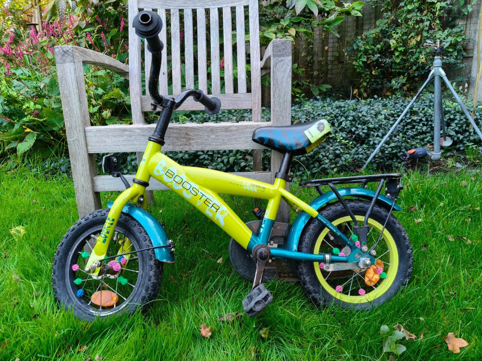 12 inch Loekie fiets, Ophalen, Terugtraprem, Gebruikt, Loekie Booster