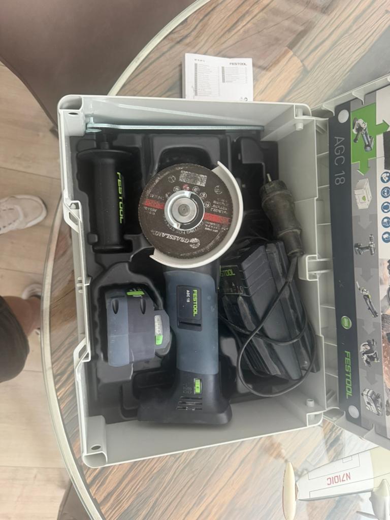 Festool haakse slijper, Doe-het-zelf en Verbouw, Gereedschap | Slijpmachines, Ophalen of Verzenden, Zo goed als nieuw, Minder dan 700 watt