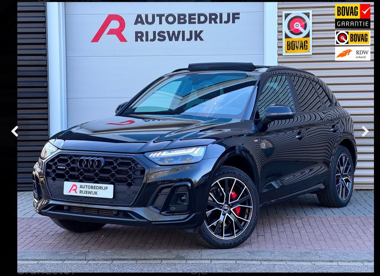 Audi Q5 50 TFSIe Pano S line, Ophalen