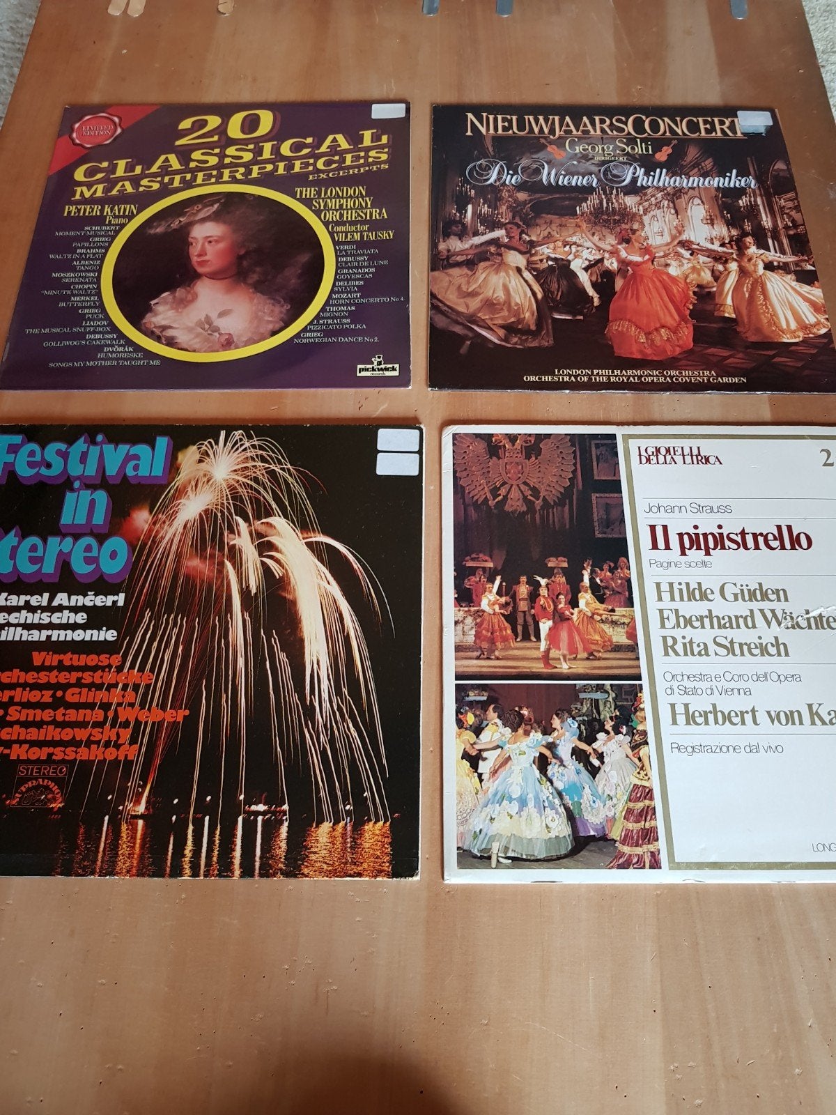 4 Klassieke LP's - Diverser, LP, Gebruikt, Ophalen of Verzenden, Romantiek