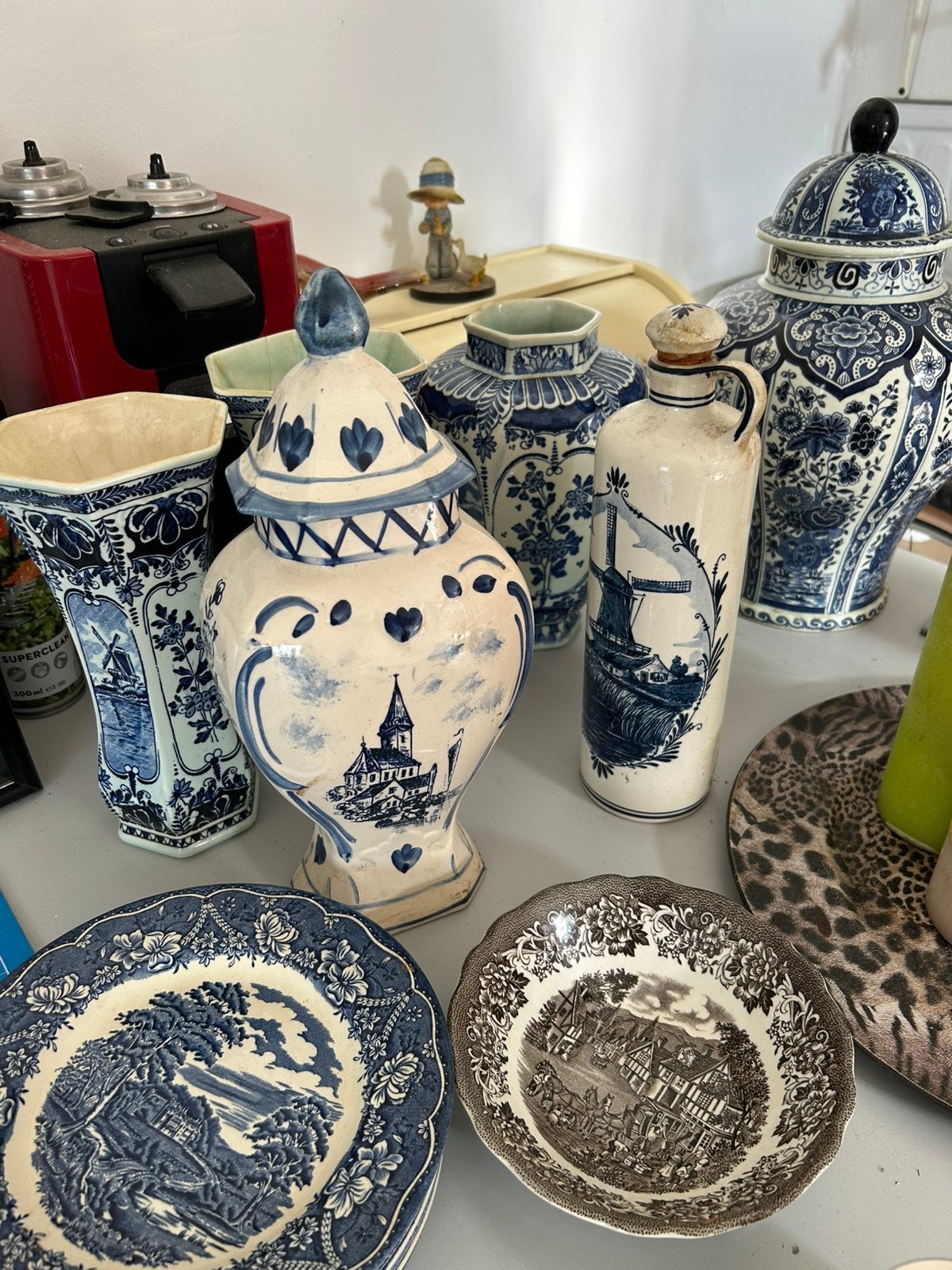Delfst blauw alles in een, Ophalen of Verzenden