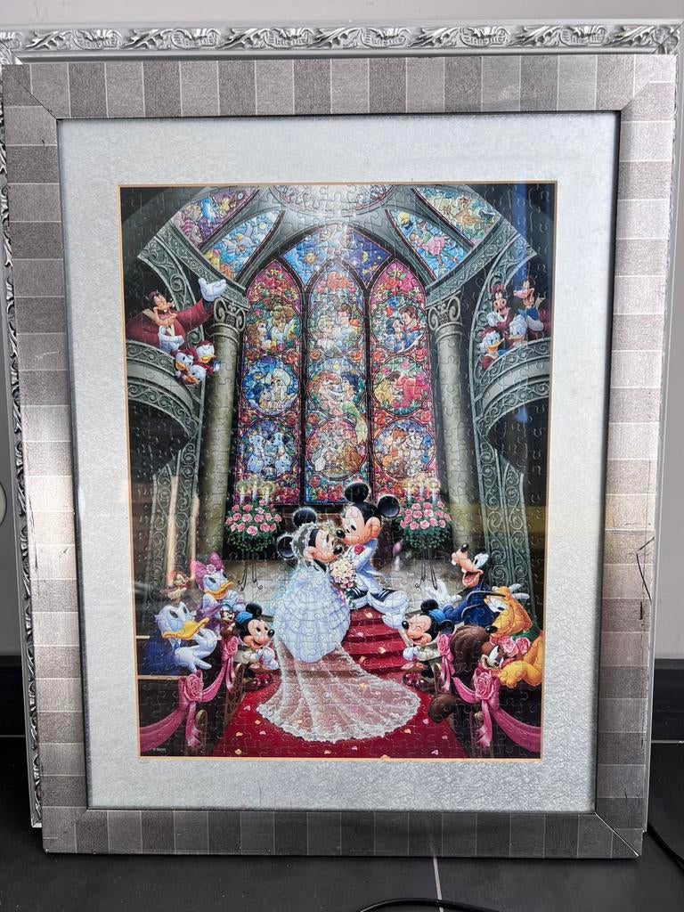 Puzzel schilderij Micky mouse, Antiek en Kunst, Ophalen of Verzenden