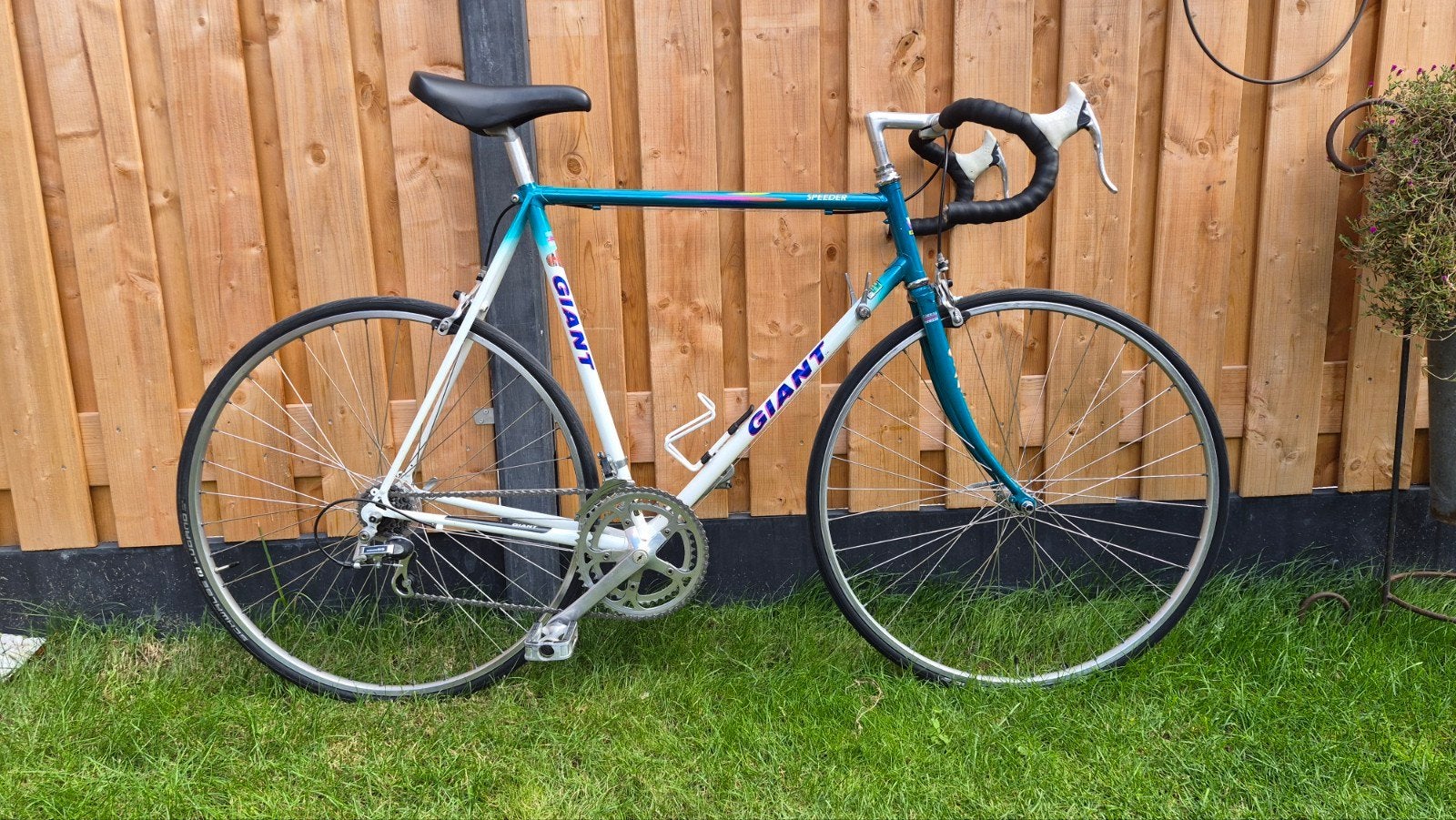 Vintage Giant Speeder Racefiets - Eind Jaren '80 Klassieker, Fietsen en Brommers, Fietsen | Racefietsen, Ophalen, Giant, Zo goed als nieuw