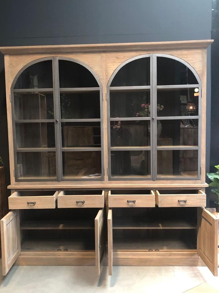 diverse showroom modellen vitrinekasten en opbergkasten, Ophalen, Glas, Info@megafurn.nl, Met deur(en)