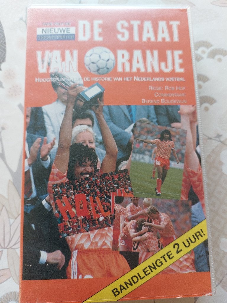 Voetbal Oranje EK 1988 Videoband VHS, Ophalen, Zo goed als nieuw, Overige binnenlandse clubs