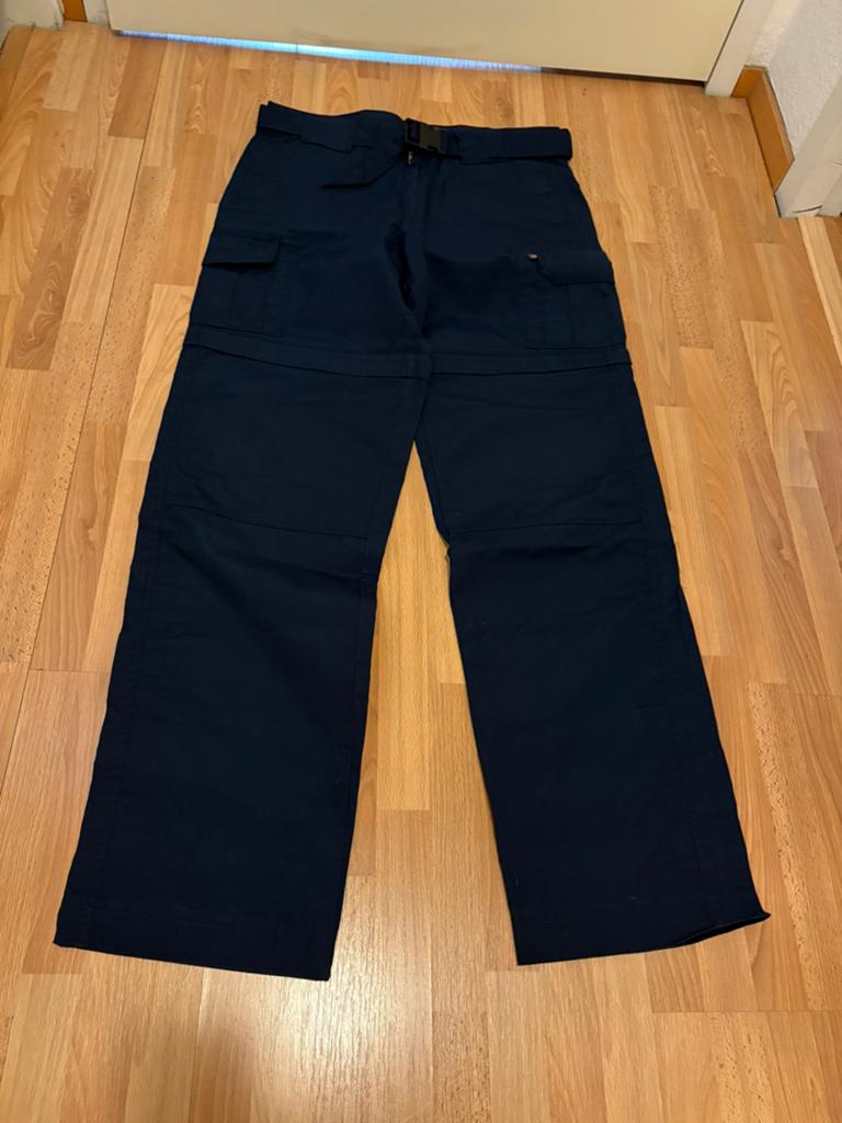 Afritsbroek Lifeline - donkerblauw, Ophalen, Gedragen, Maat 48/50 (M), Blauw