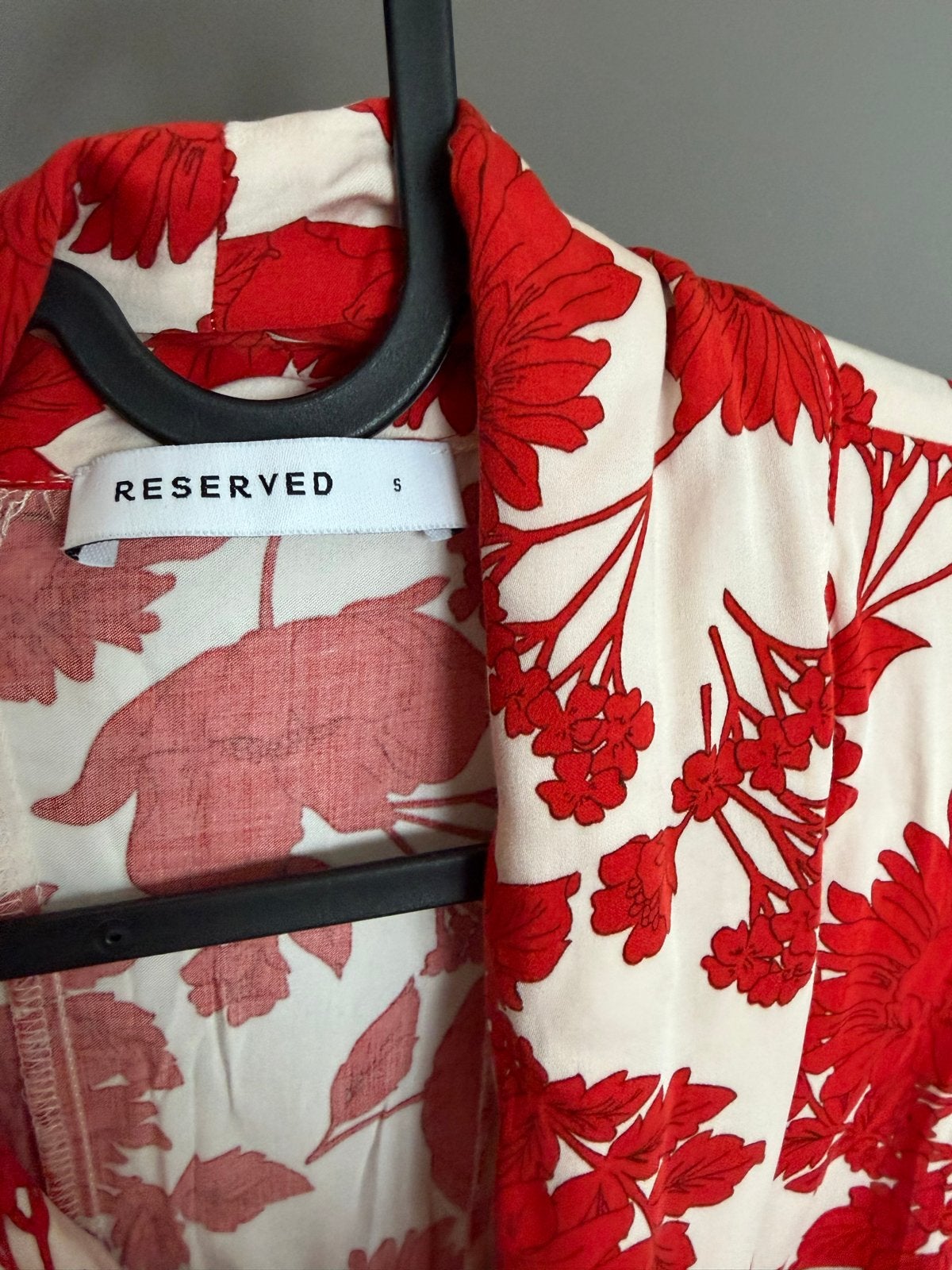 Reserved jurk met bloemenprint, Ophalen, Zo goed als nieuw, Maat 36 (S), Rood