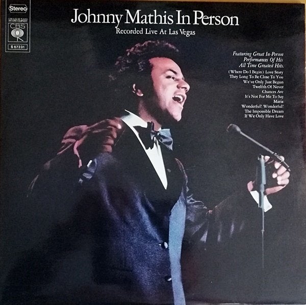 Johnny Mathis - Recorded Live At Las Vegas, Pop, Ophalen of Verzenden, 12 inch, Dubbel-LP
