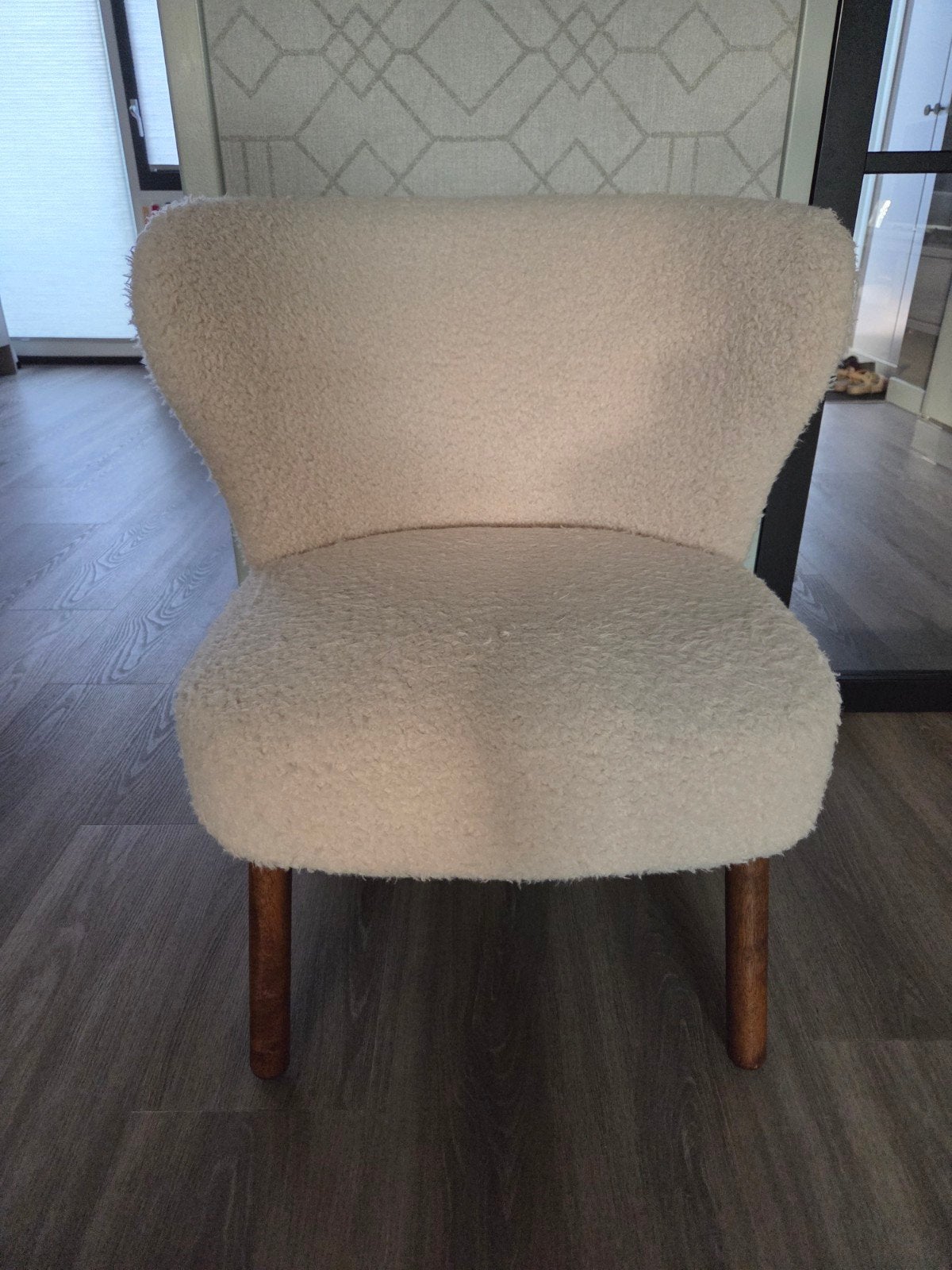 Zara Home stoel, in nieuwstaat, Huis en Inrichting, Ophalen, Zo goed als nieuw, Eén, Modern, Scandinavisch, Bouclé