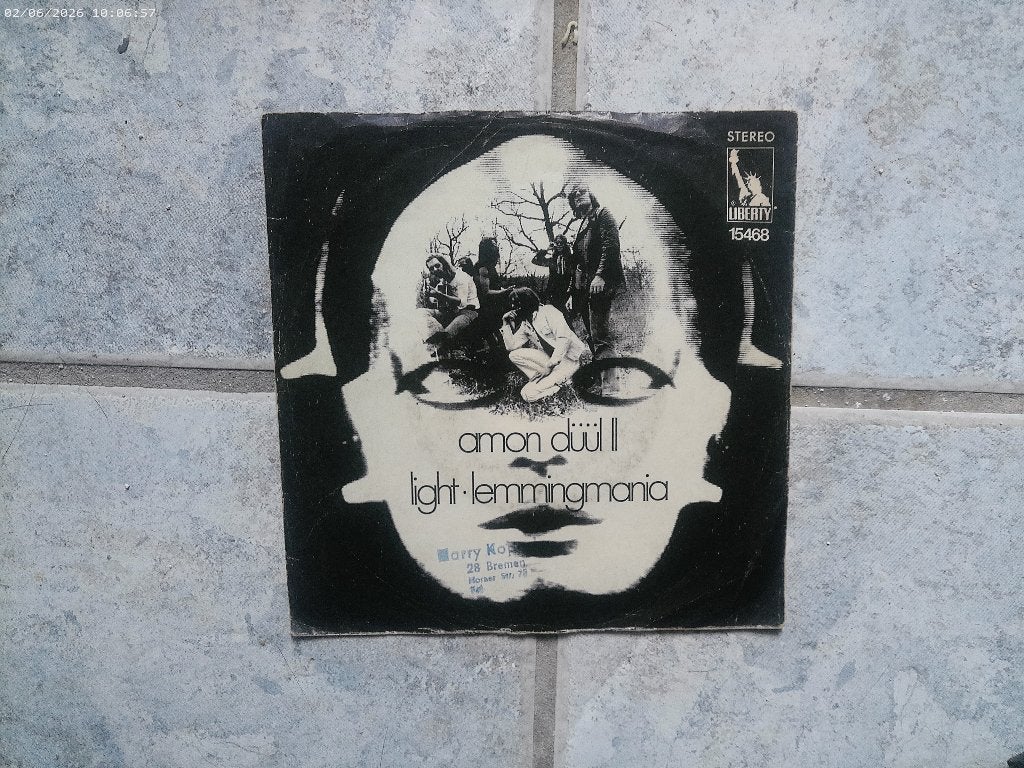 Amon Duul II - light / lemmingmania, Gebruikt, Fotohoes, 7 inch, Single
