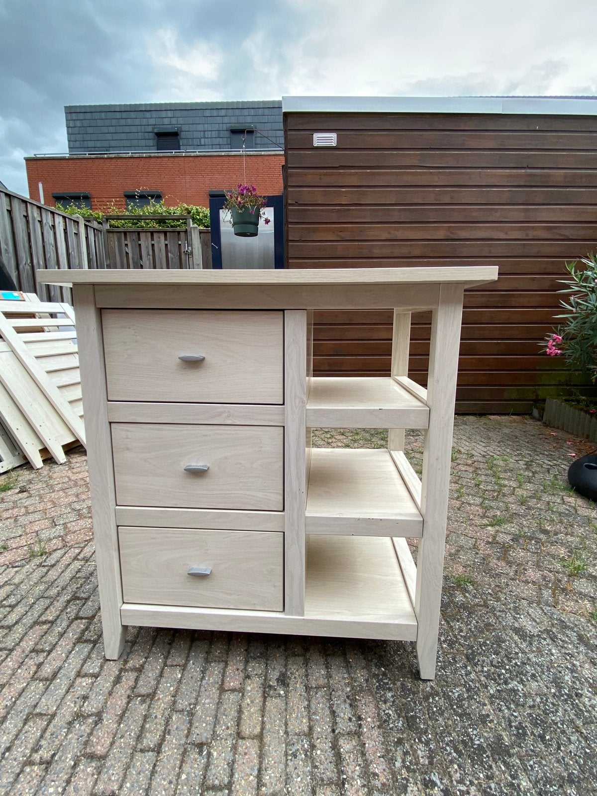 TWF Commode met lades en planken - 88x55cm, Ophalen, Gebruikt, 50 tot 70 cm, 75 tot 100 cm