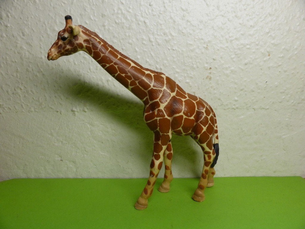 Schleich 14320 giraffe, dierfiguur, Verzamelen, Dierenverzamelingen, Verzenden, Gebruikt, Paard, Beeldje of Figuurtje