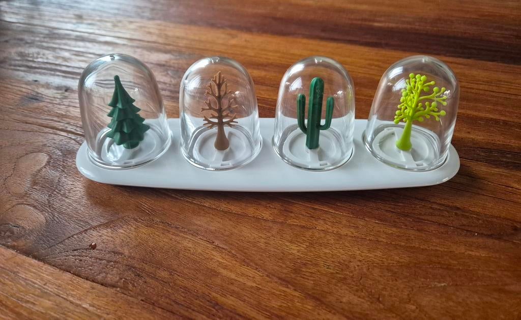 Qualy Four Seasons Kruidenpotjes - Nieuw!, Ophalen of Verzenden, Nieuw, Overige stijlen, Overige typen