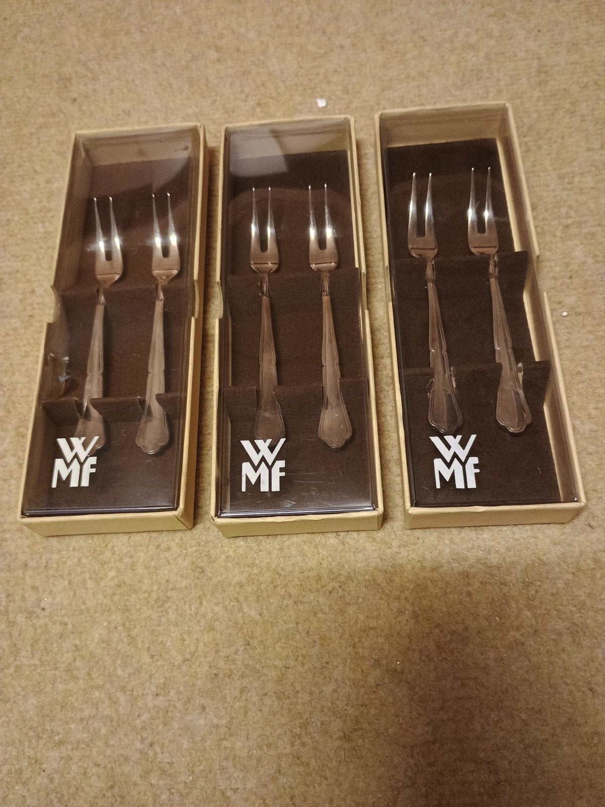 WMF Gebaksvorkjes Set 3x2 Stuks in Originele Verpakking, Ophalen