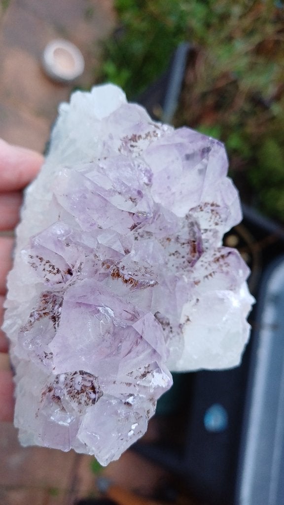 AMT07 Amethyst Minas Gerais Brazilië #collectie #verzameling, Ophalen of Verzenden, Mineraal
