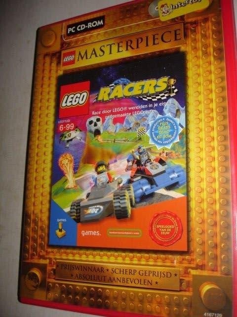 Lego Racers- LEGO MASTERPIECE- PC-CD-ROM, Spelcomputers en Games, Verzenden, 1 speler, Racen en Vliegen, Zo goed als nieuw