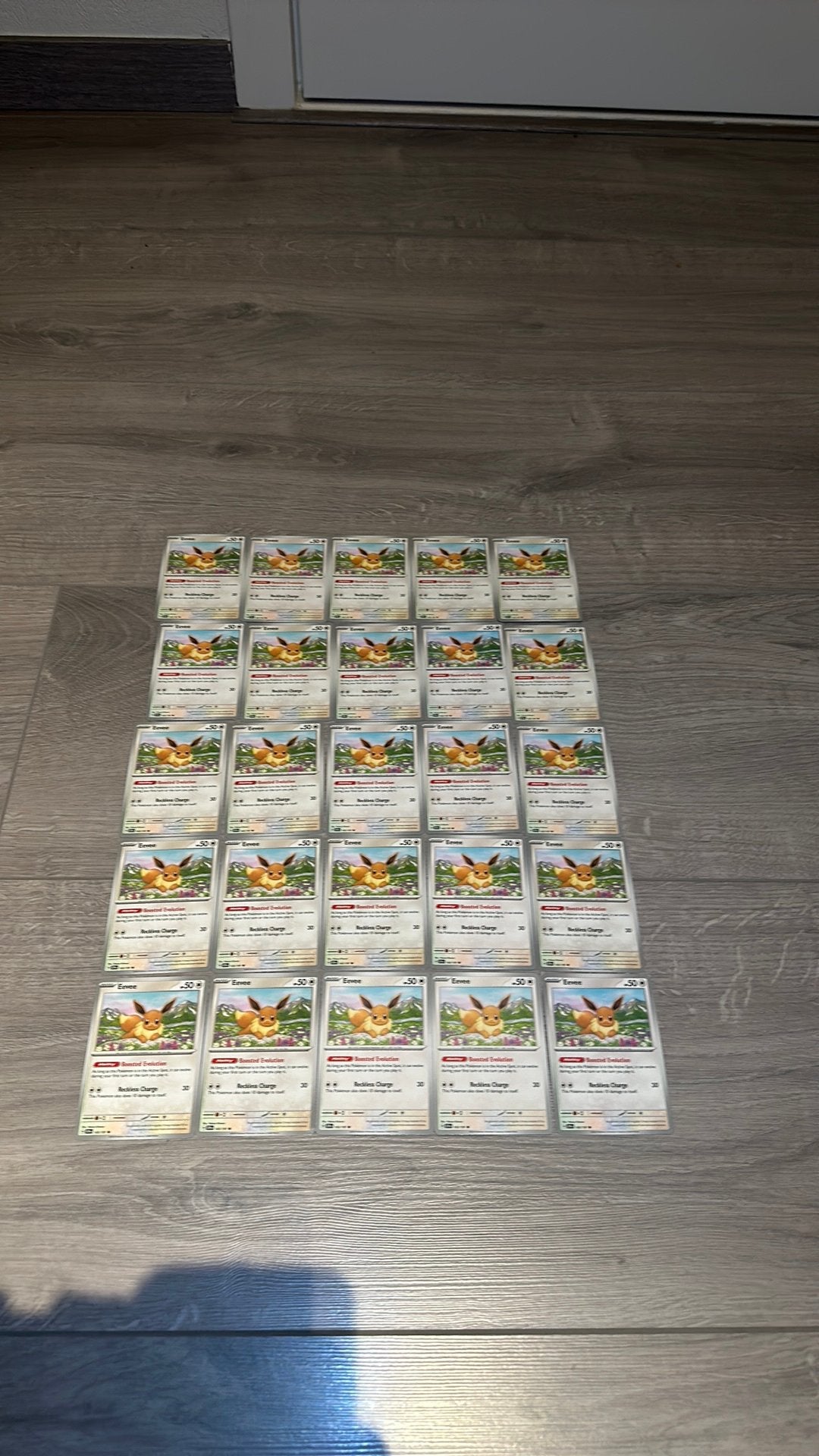 25x Eevee - Pokemon Kaart, Ophalen of Verzenden, Zo goed als nieuw