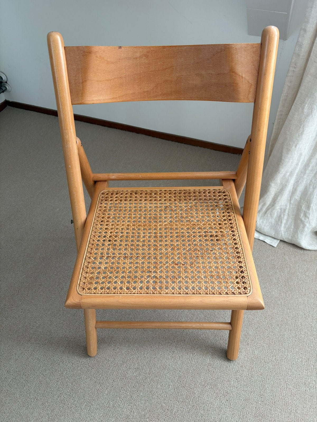 Vintage Habitat stoel, Huis en Inrichting, Gebruikt, Bruin, Ophalen of Verzenden, Retro vintage