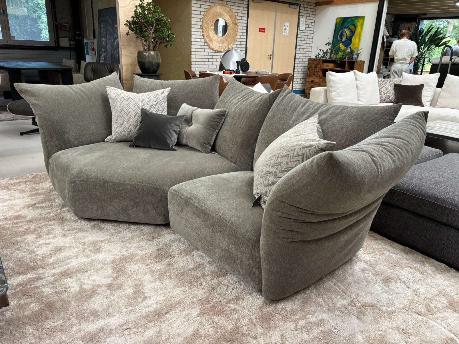 Edra Standard modulaire hoekbank 260-300cm, 125 cm of meer, 9723 CA, Ophalen of Verzenden, Info@Edra.nl