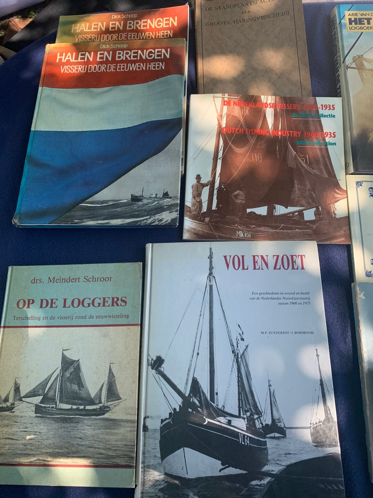 Collectie boeken over visserij en scheepvaart, Boeken, Tijdschriften en Kranten, Gelezen, Overige typen, Ophalen of Verzenden