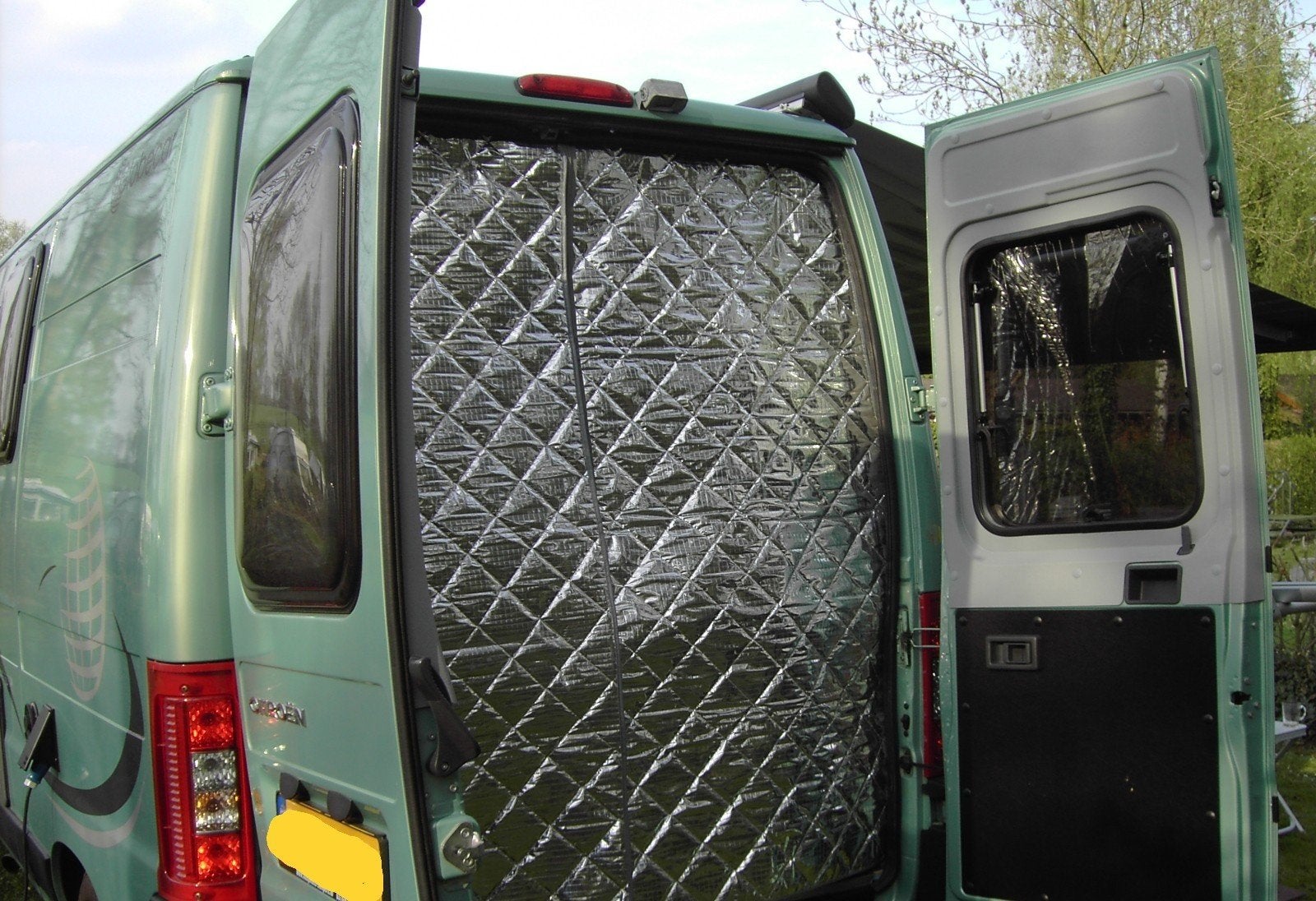 Isolatie deken voor de achterdeuren, Caravans en Kamperen, Camper-accessoires, Ophalen