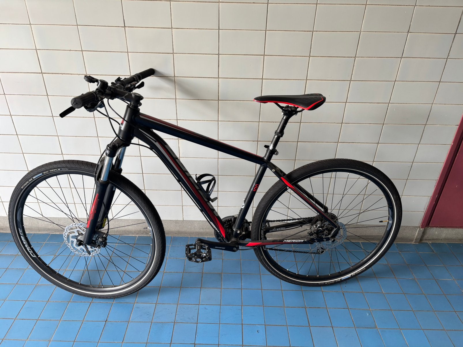 Merida big nine 100, Ophalen, Hardtail, Zo goed als nieuw, Schijfrem