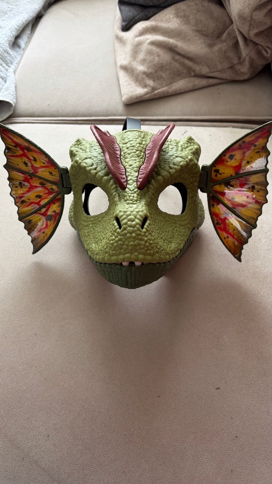 Mattel Jurassic World Venom Launchin' Dilophosaurus Masker, Ophalen of Verzenden, Zo goed als nieuw