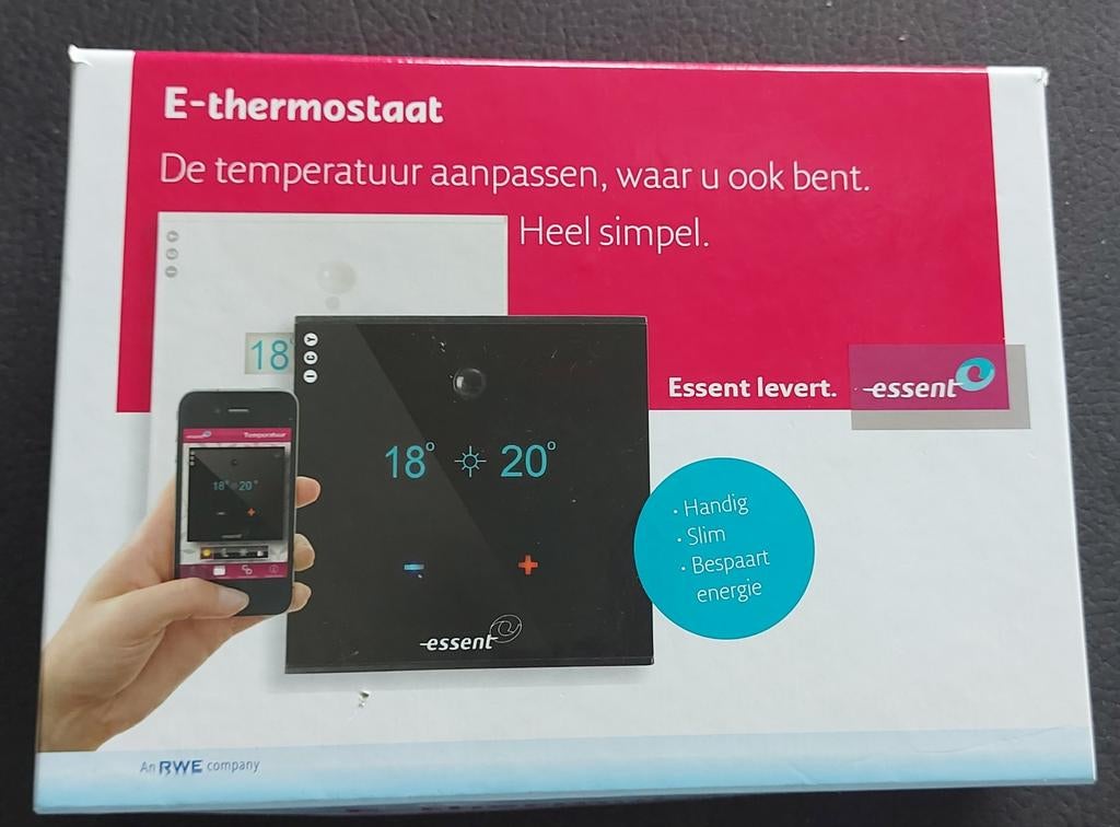 Essent E-thermostaat - Slimme thermostaat, Ophalen of Verzenden, Slimme thermostaat, Gebruikt