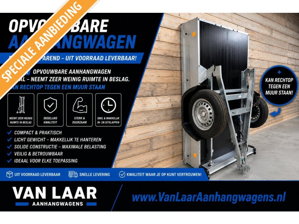ACTIE opvouwbare inklapbare opklapbare kiepbare aanhangwagen, Niet ingevuld, Nieuw, Niet ingevuld, Niet ingevuld