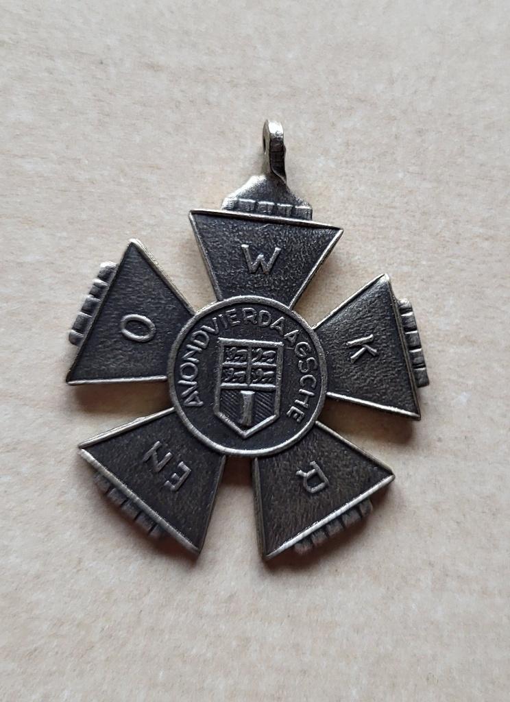 KWR en O Rotterdam Wandel medaille, Ophalen of Verzenden, Overige materialen