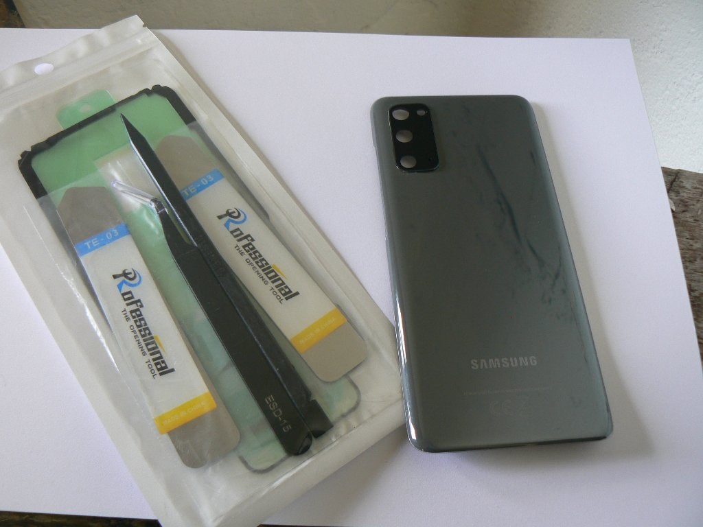 Samsung Galaxy s20 5g Backpanel Grijs, Galaxy S20, Zwart, Ophalen of Verzenden, Zo goed als nieuw