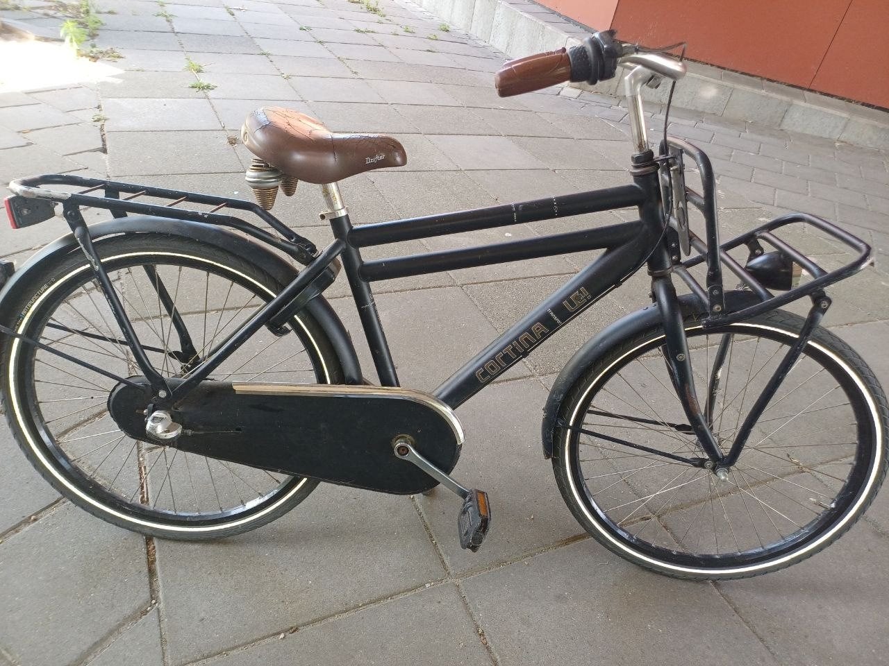 Cortina U4 Transportfiets - Zwart, Gebruikt, Ophalen