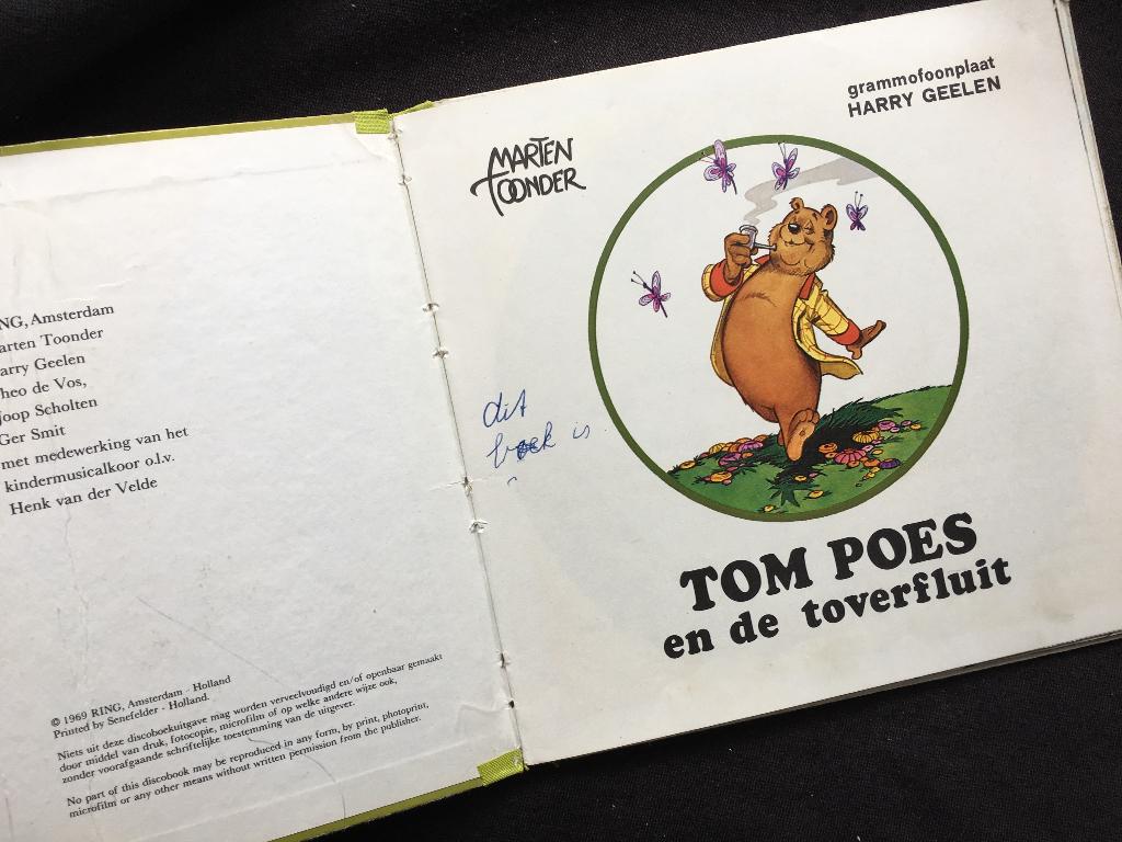 Toonder, Marten - Tom Poes en de toverfluit 1969, Eén stripboek, Ophalen of Verzenden, Gelezen