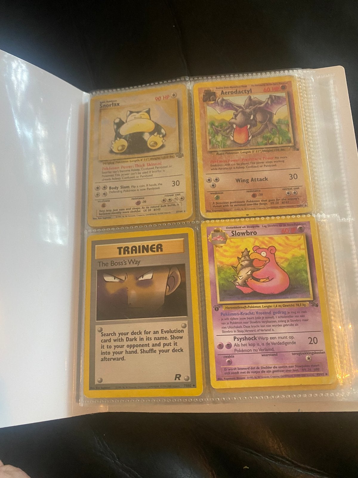 map met vintage pokemon kaarten, Hobby en Vrije tijd, Verzamelkaartspellen | Pokémon, Ophalen of Verzenden, Zo goed als nieuw