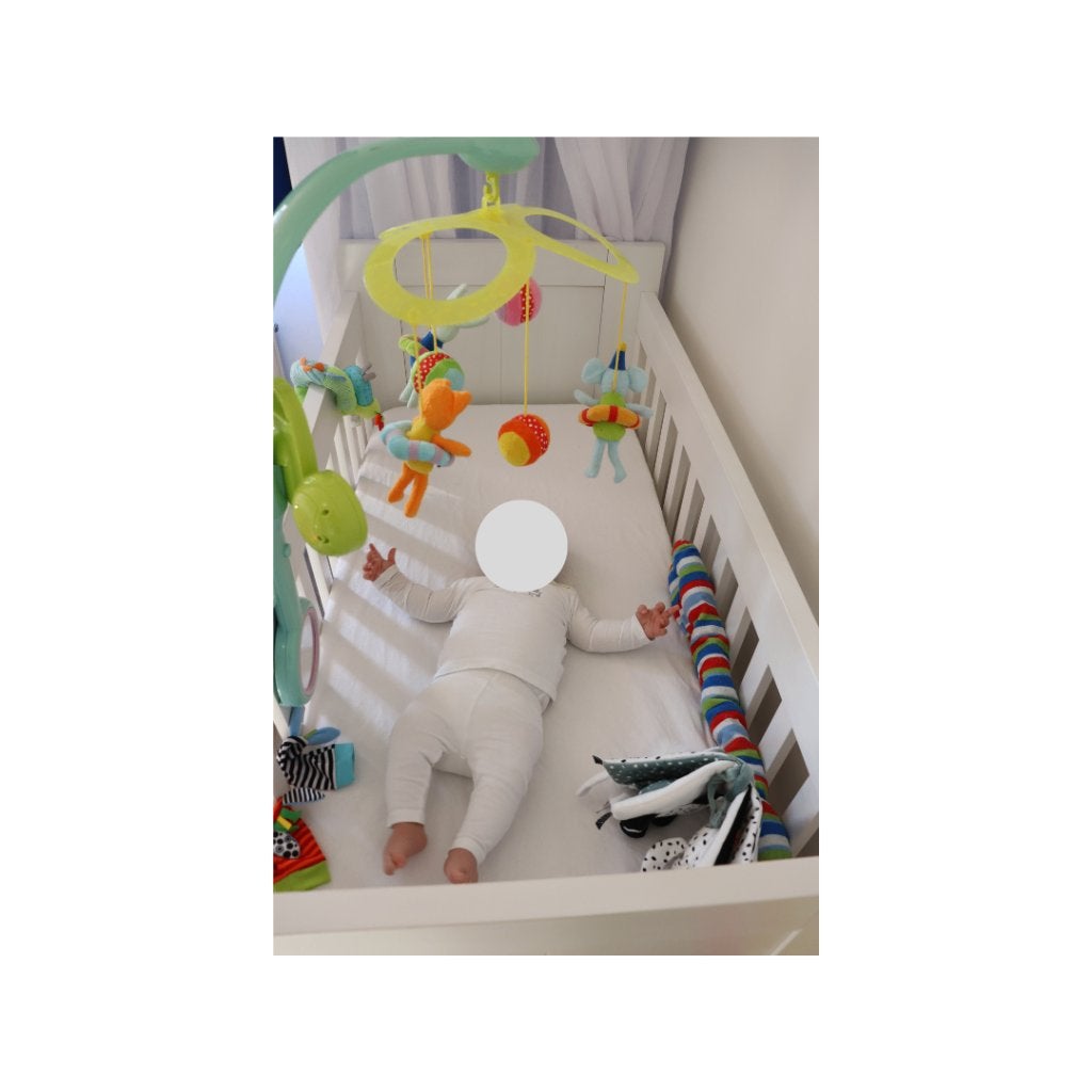 Ledikant bopita 60x120 cm wit, Kinderen en Baby's, Kinderkamer | Bedden, Ophalen, Gebruikt, Minder dan 140 cm, Minder dan 70 cm