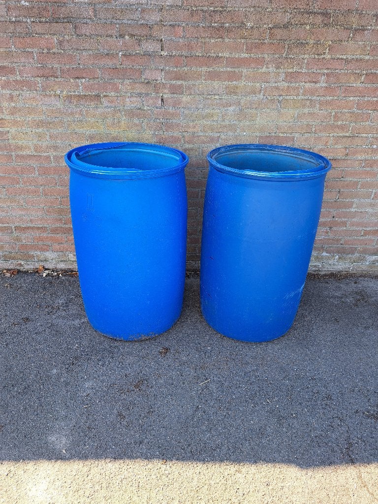 200 liter regenton, Tuin en Terras, Regentonnen, 150 liter of meer, Ophalen, Gebruikt, Kunststof