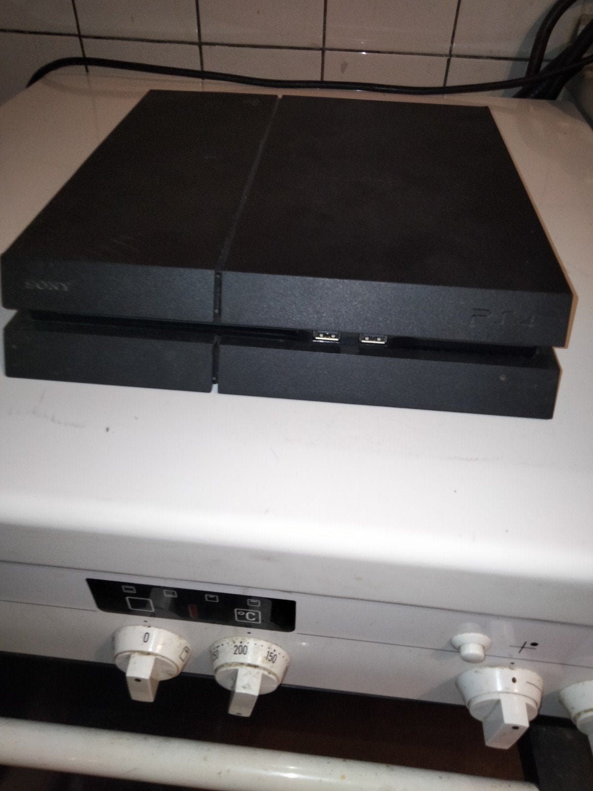 ps4 met een controller te koop, Spelcomputers en Games, Spelcomputers | Sony PlayStation 4, Ophalen of Verzenden, Gebruikt, Met 1 controller