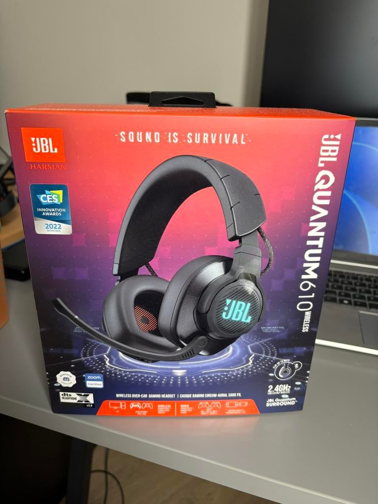 JBL QUANTUM 610, Computers en Software, Headsets, Nieuw, Ophalen of Verzenden, Draadloos, Over-ear